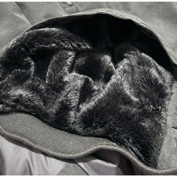 Canada Goose Kensington Women's Black Hooded Parka Coat Jacket Small NO FUR - Picture 10 of 15